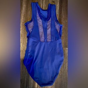 2/$30 Balera Pinch Front Lace Back Tank Leotard